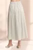 Drawstring Waist Crinkle Maxi Skirt sold by Skemo
