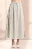 Drawstring Waist Crinkle Maxi Skirt sold by Skemo