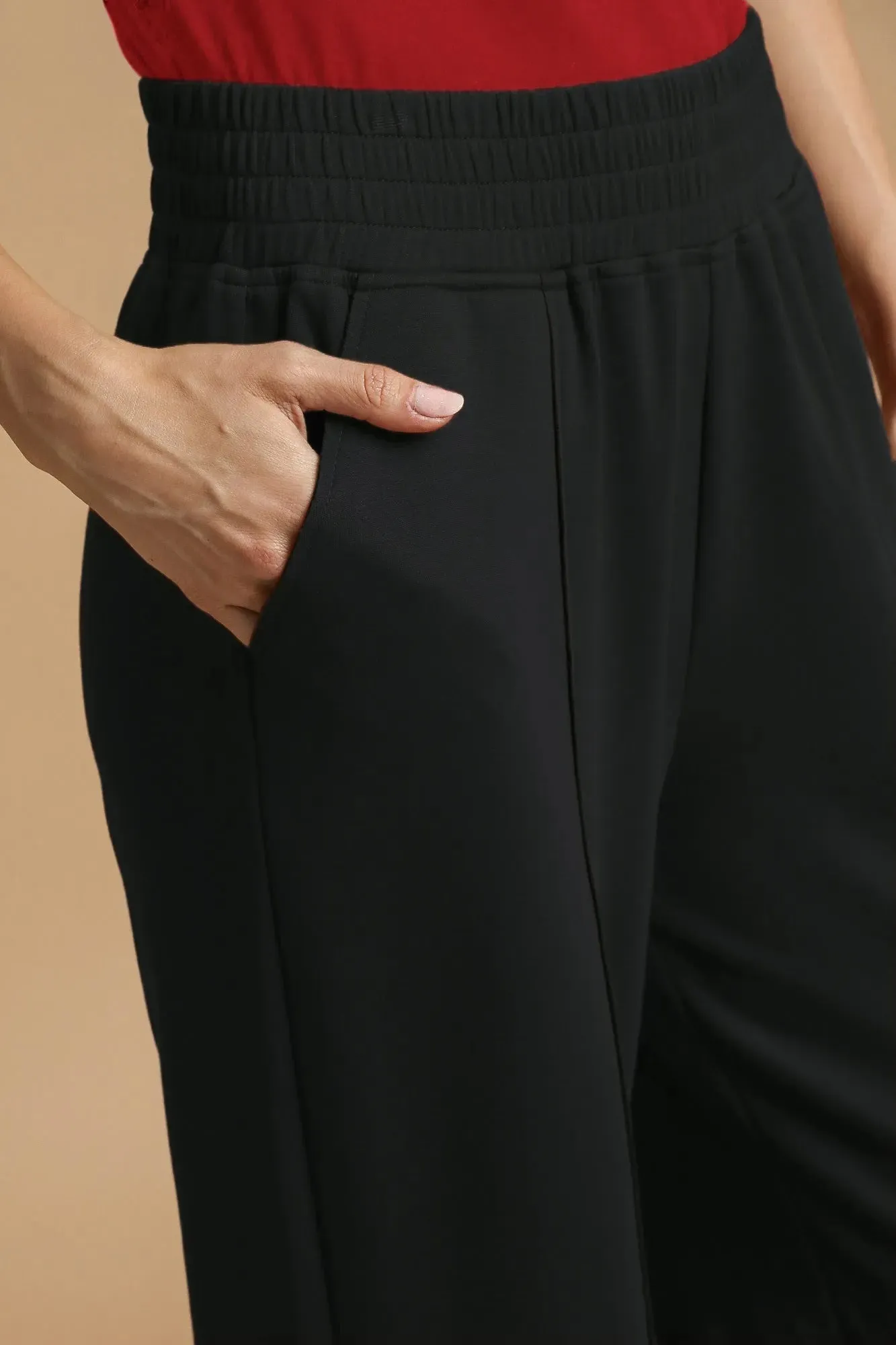 Drawstring Jogger Pants with Front Seam Detail sold by Skemo product image thumbnail 2