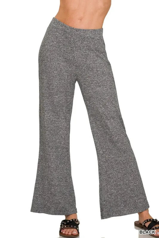 Soft Elastic Waisted Flare Pants sold by Skemo