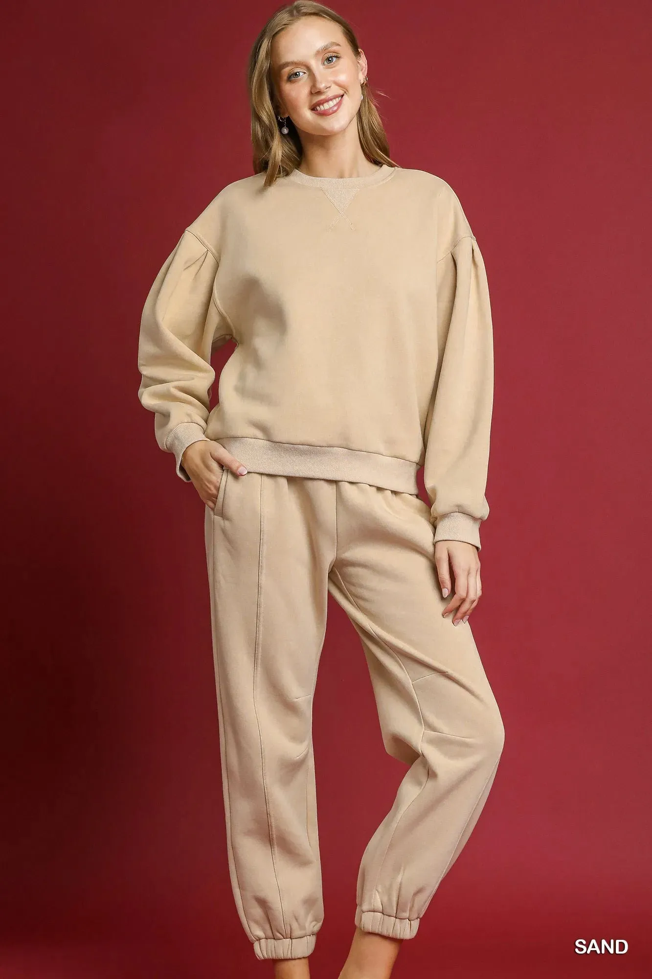 Fleece Jogger Pants with Drawstring sold by Skemo product image thumbnail 4