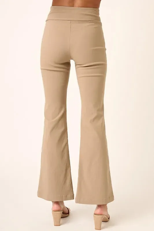 Surplice V Waist Flare Pants sold by Skemo product image thumbnail 2