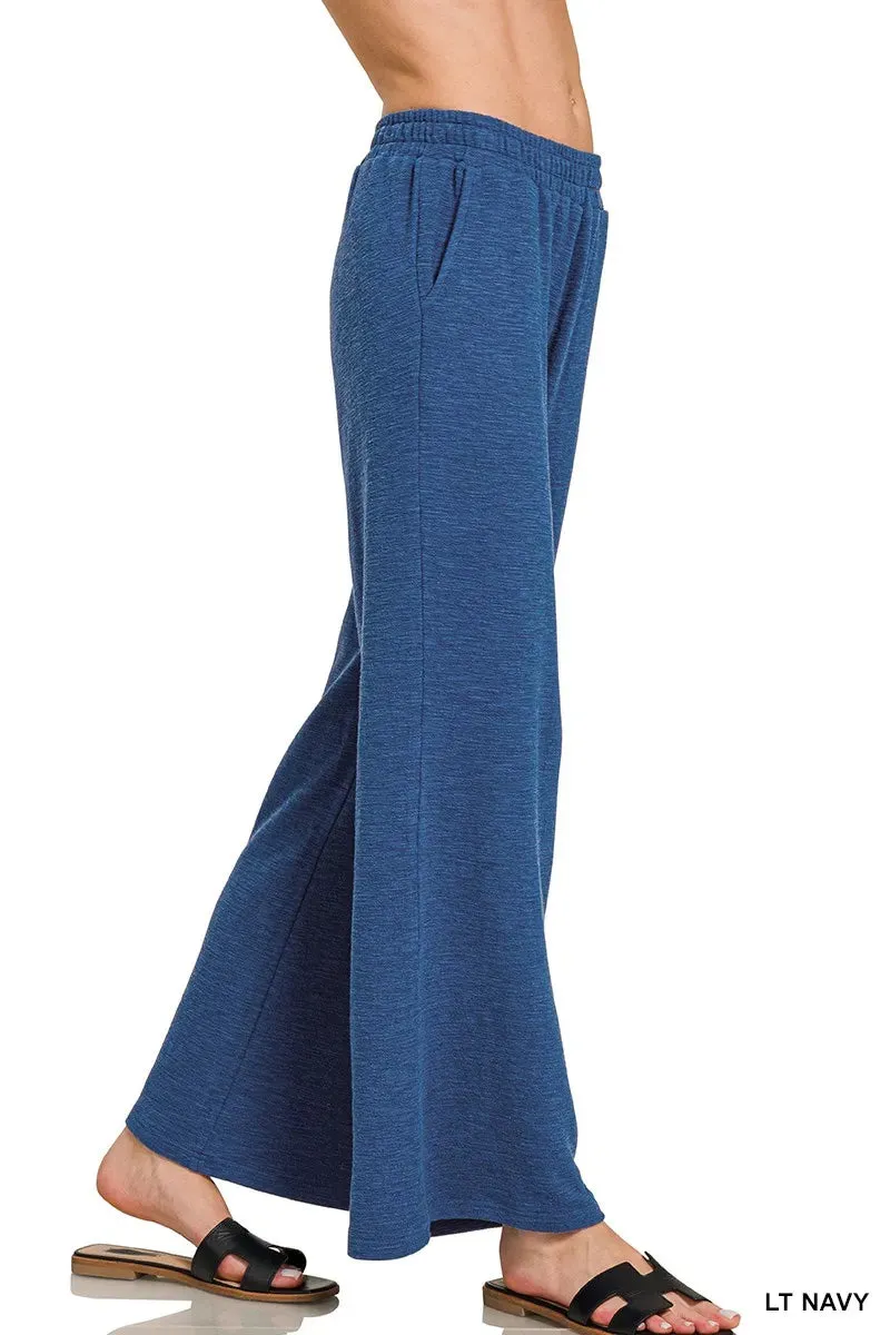 Cotton Slub Wide Leg Pants sold by Skemo product image thumbnail 2