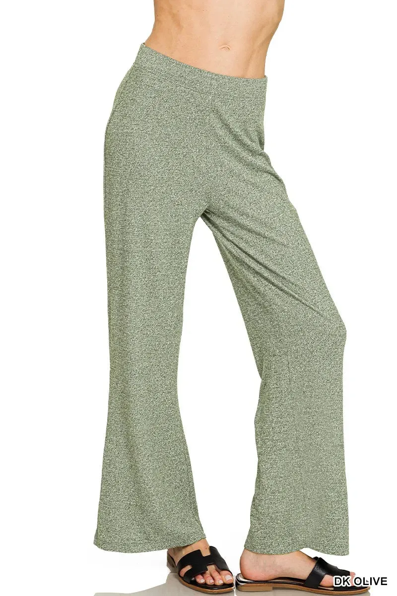Soft Elastic Waisted Flare Pants sold by Skemo