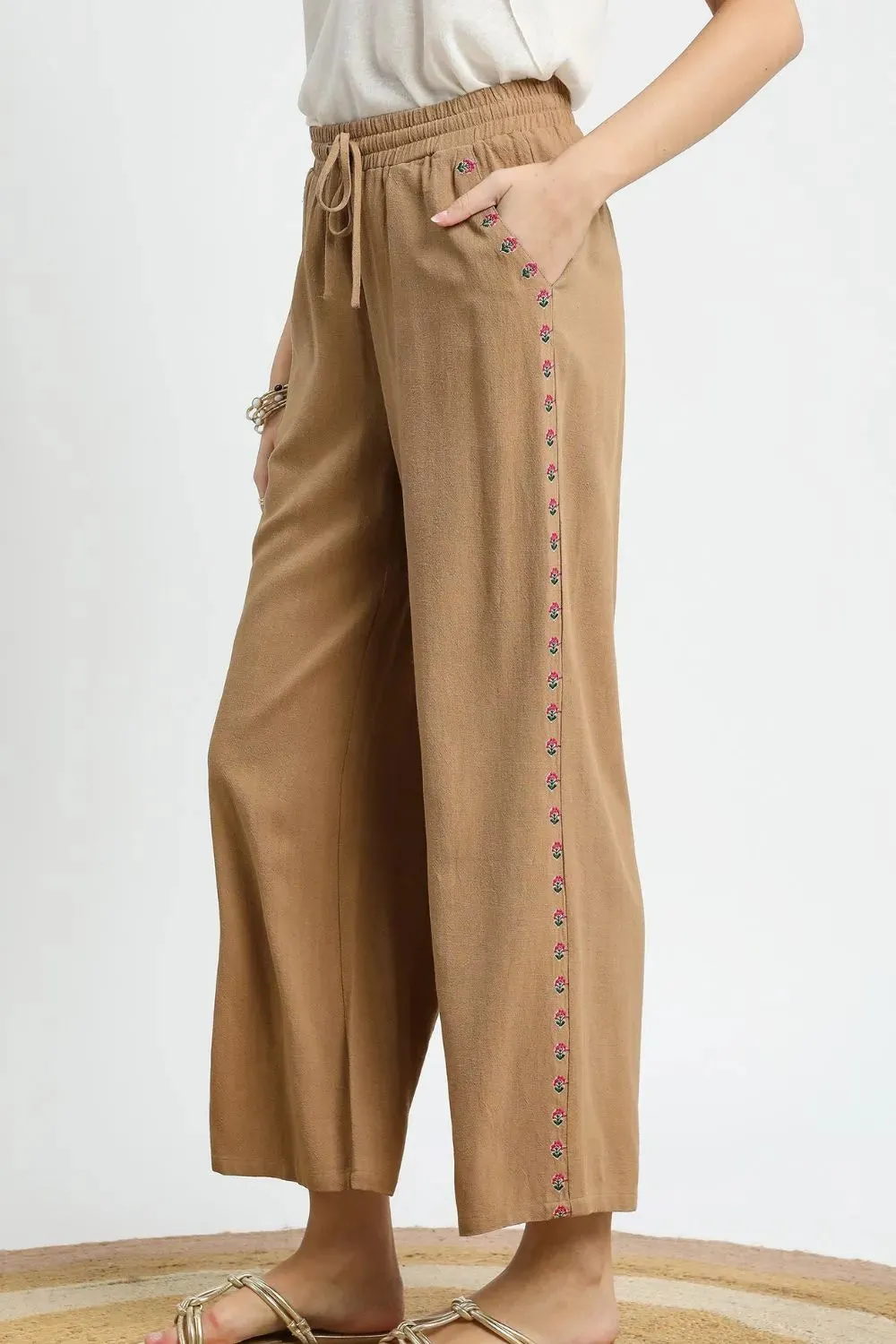 Wide Leg Drawstring Pants sold by Skemo product image thumbnail 2