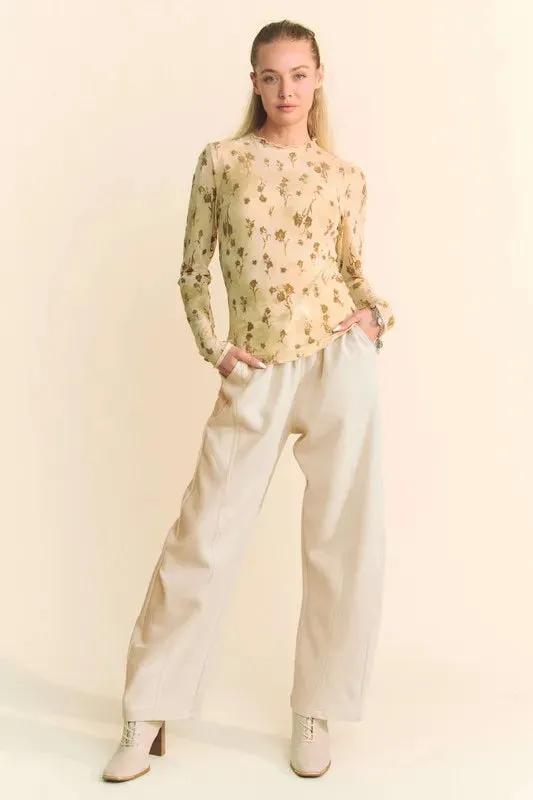 Drawstring Wide Leg Sweatpants sold by Skemo product image thumbnail 5
