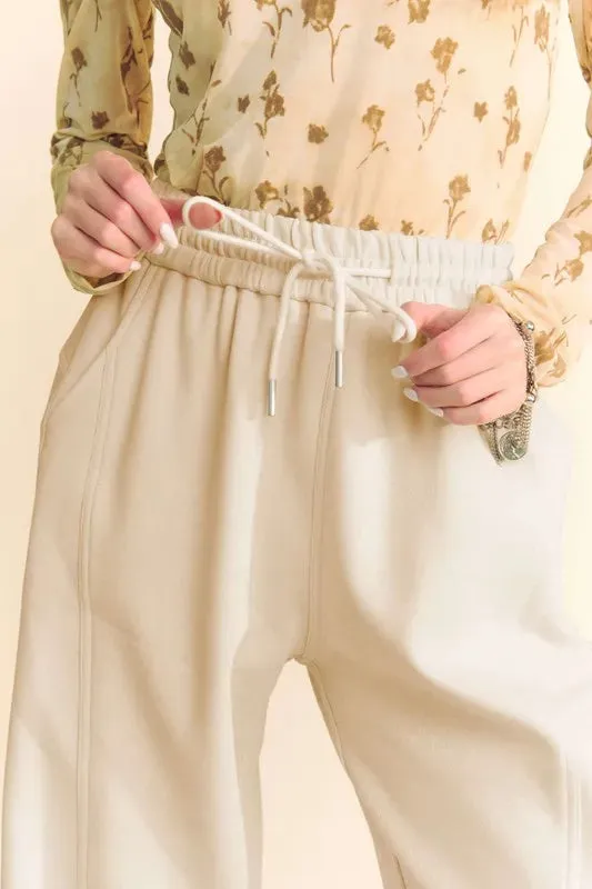 Drawstring Wide Leg Sweatpants sold by Skemo product image thumbnail 4