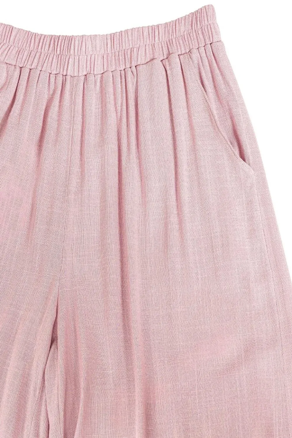 Woven Elastic Band Pants With Pocket sold by Skemo product image thumbnail 3