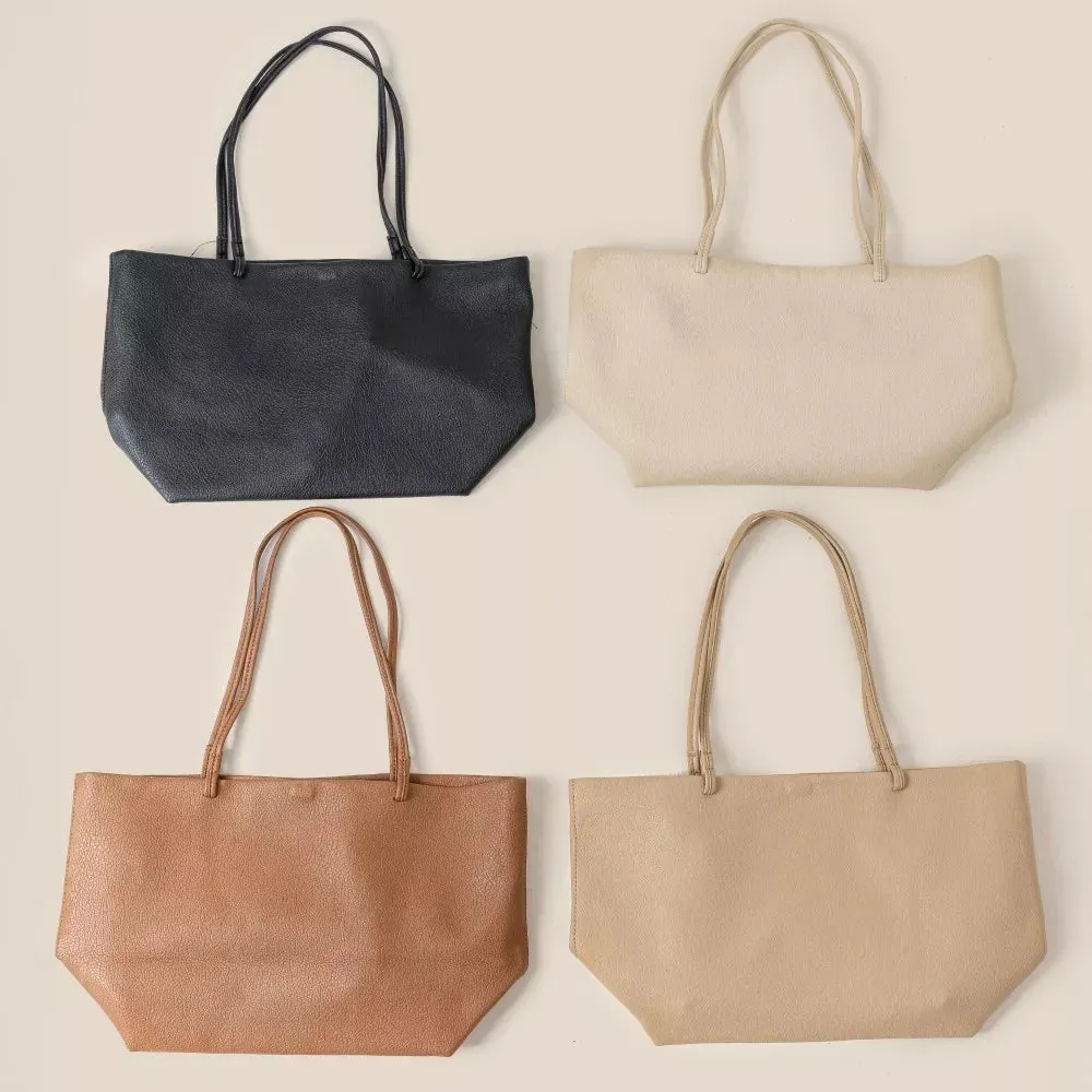 Soft Solid Color Tote Bag sold by Skemo product image thumbnail 5