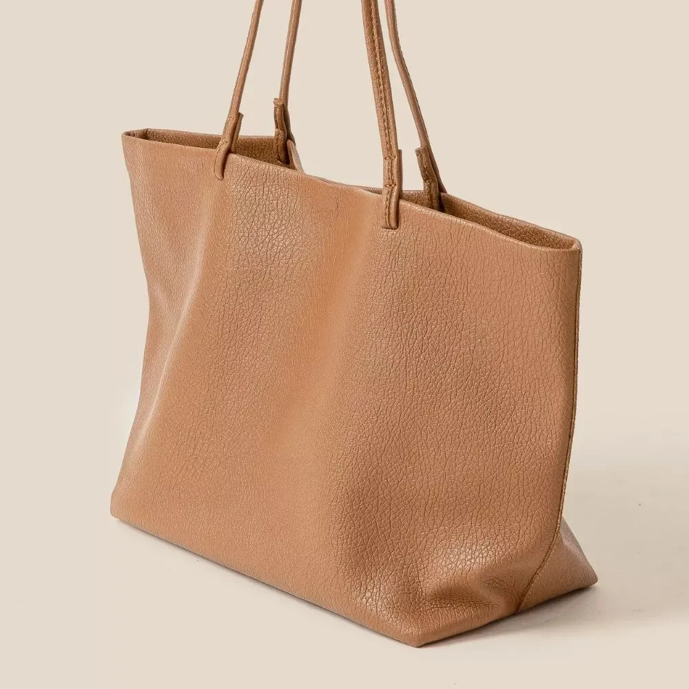 Soft Solid Color Tote Bag sold by Skemo product image thumbnail 3
