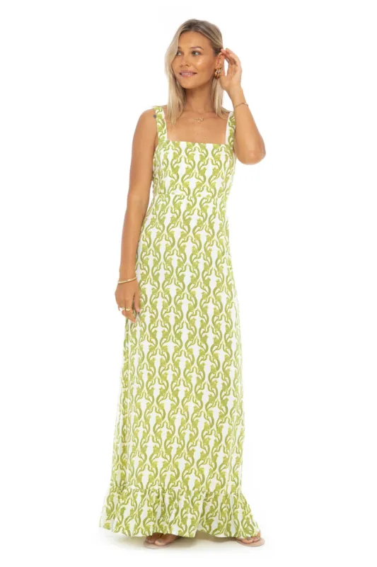 Dragonfruit Sicily Long Dress sold by Skemo