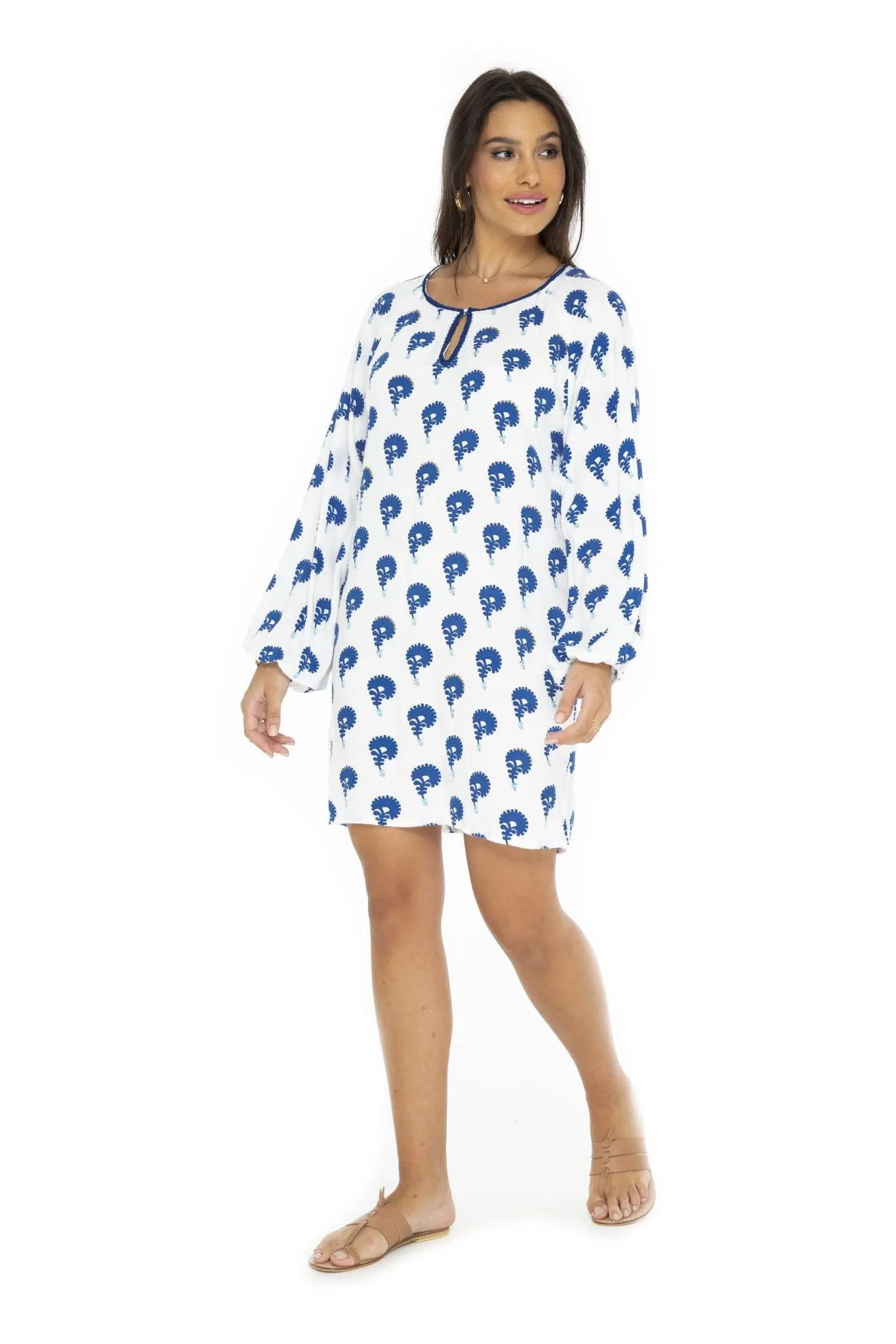 Indian Flower Mimi Short Dress sold by Skemo product image thumbnail 3