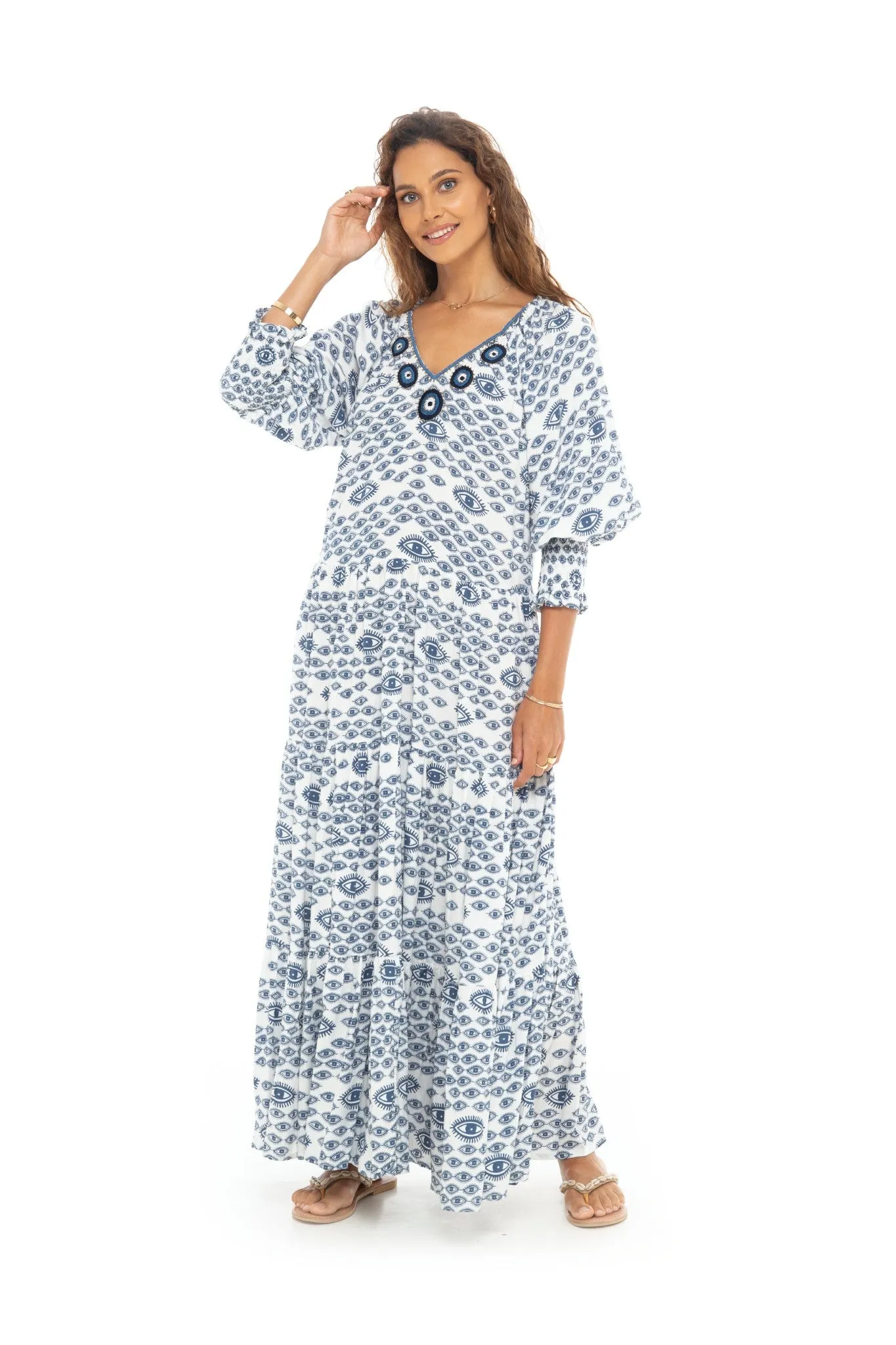 Marrakech Mandala Long Dress sold by Skemo product image thumbnail 3
