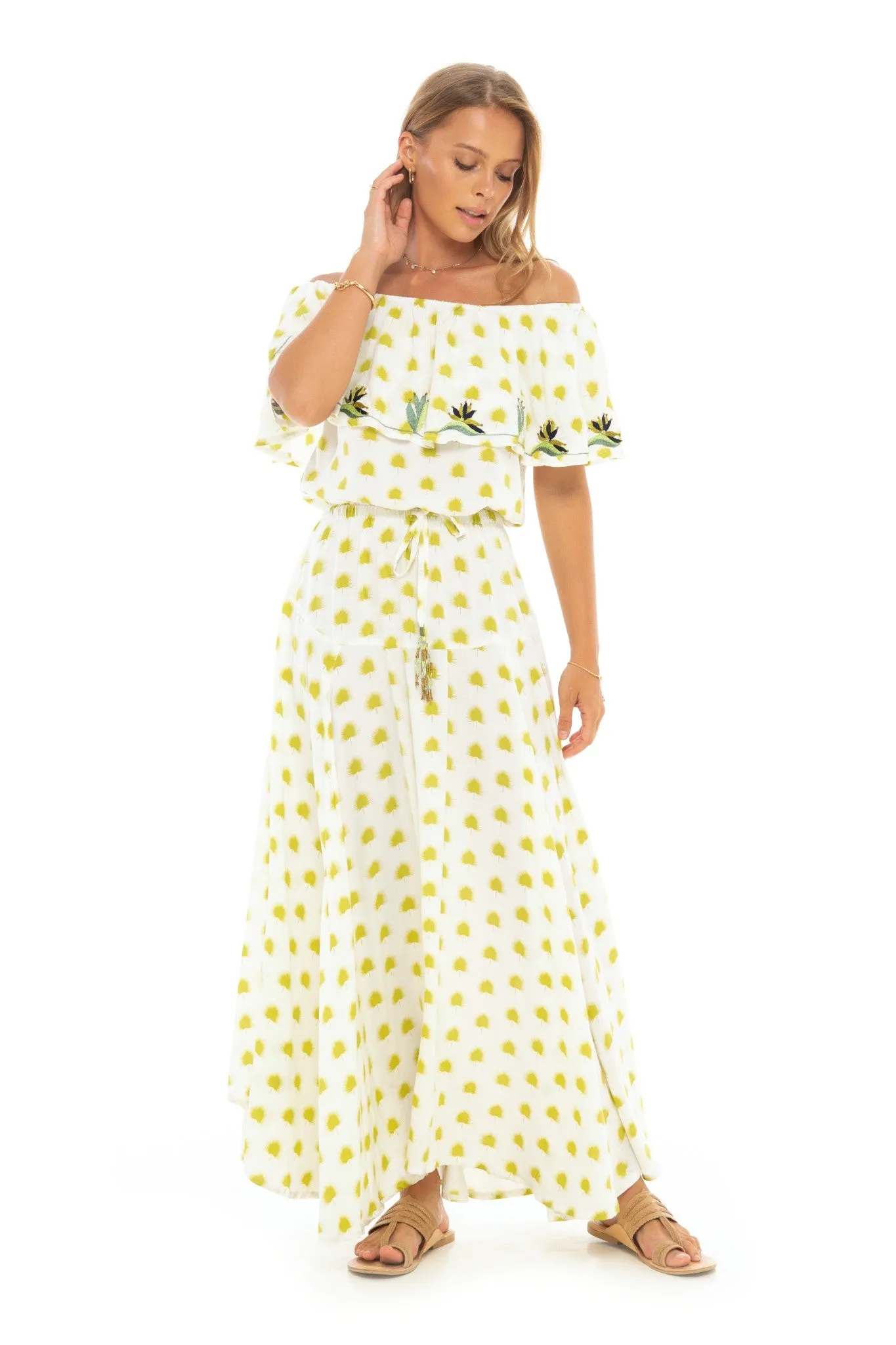 Kalapa Off Shoulder Long Dress sold by Skemo product image thumbnail 2