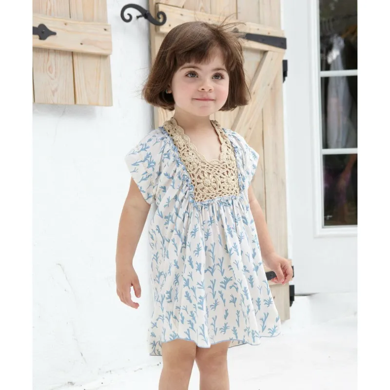 Kids Coral Shirt Dress sold by Skemo