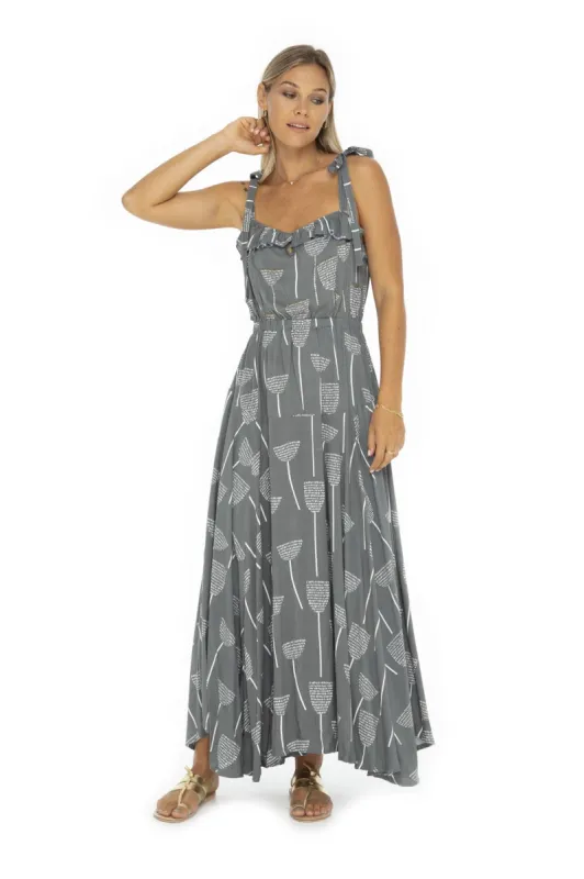 Tulip Flirty Long Dress sold by Skemo