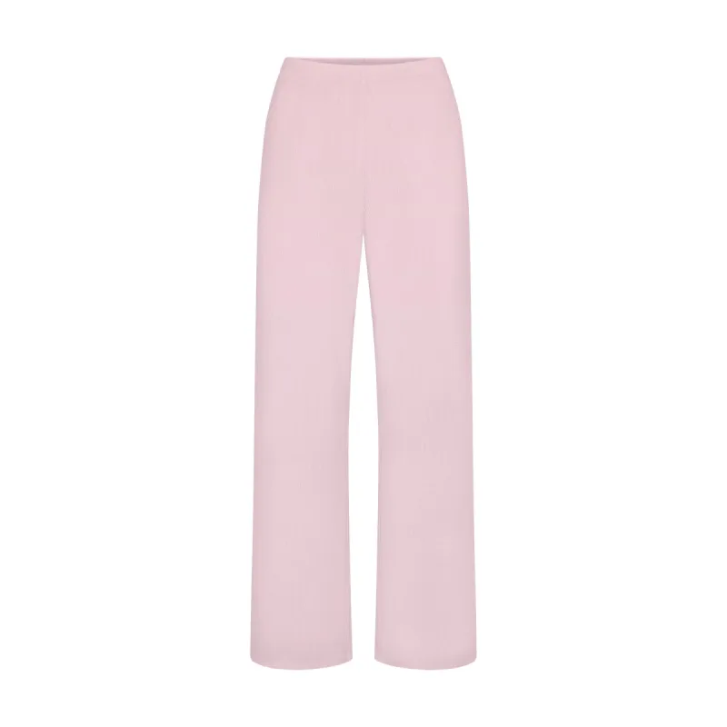 WAFFLE STRAIGHT LEG PANT | CHERRY BLOSSOM sold by SKIMS