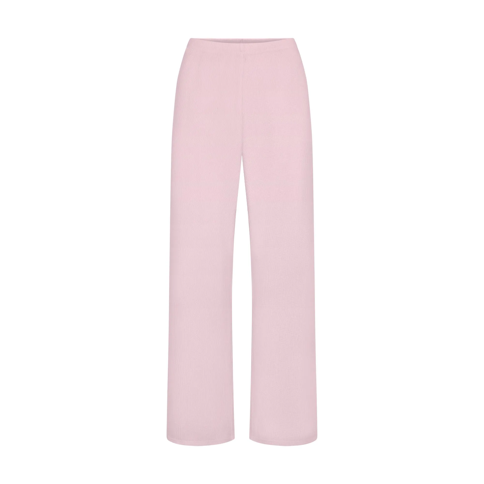 WAFFLE STRAIGHT LEG PANT | CHERRY BLOSSOM sold by SKIMS