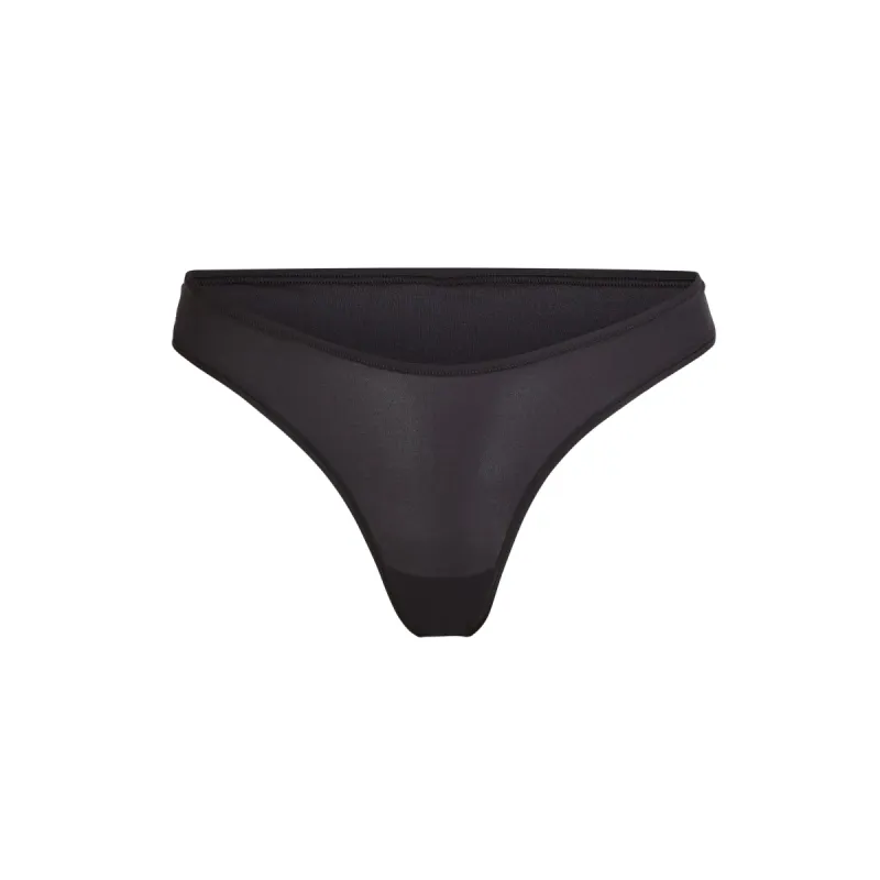 FITS EVERYBODY DIPPED FRONT THONG | ONYX sold by SKIMS