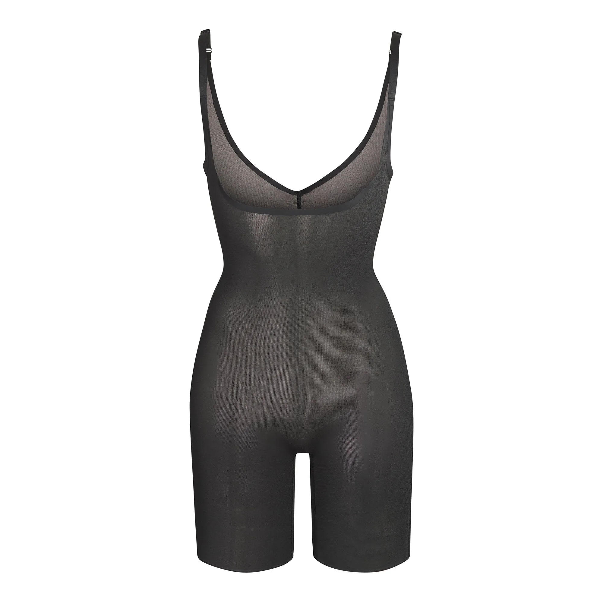 SHEER SCULPT OPEN BUST BODYSUIT | ONYX sold by SKIMS