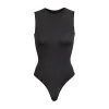 ESSENTIAL CREW NECK SLEEVELESS BODYSUIT | ONYX sold by SKIMS