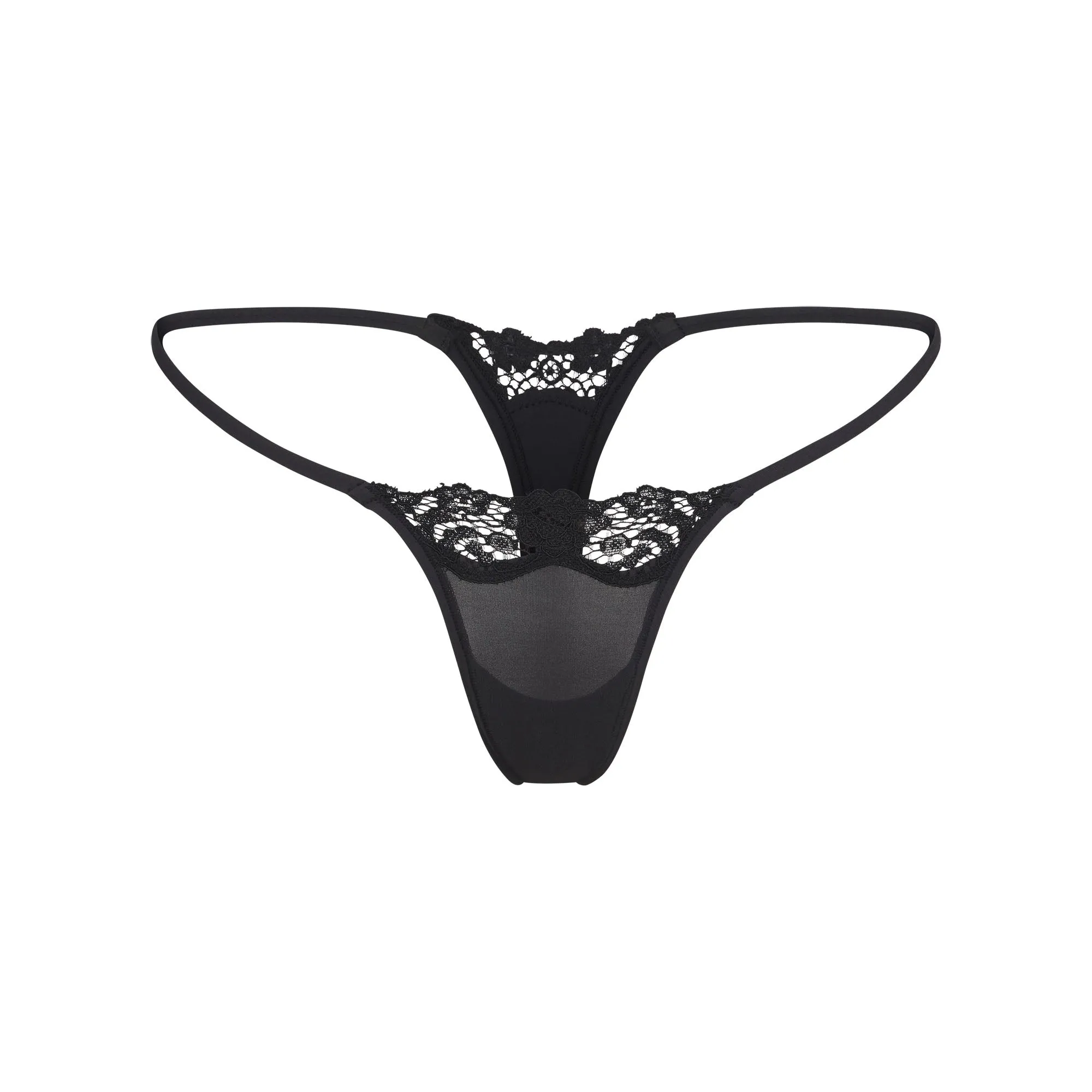 FITS EVERYBODY LACE STRING THONG | ONYX sold by SKIMS