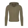 COTTON RIB ZIP UP HOODIE | ARMY MULTI sold by SKIMS