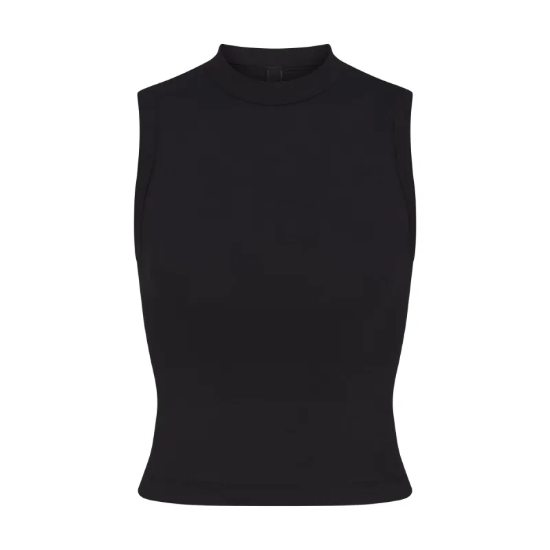 COTTON JERSEY MOCK NECK TANK | SOOT sold by SKIMS