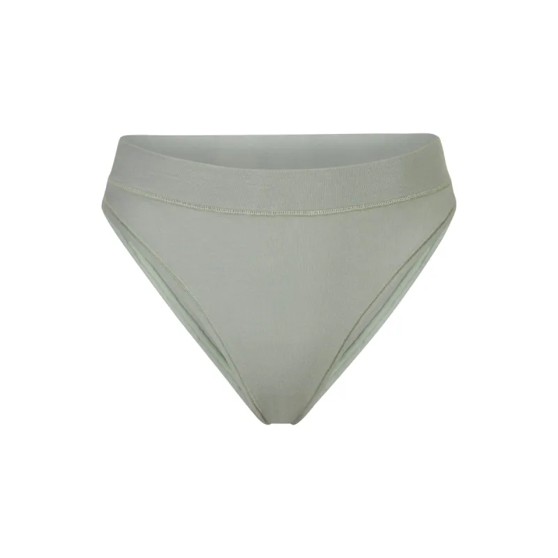 COTTON JERSEY CHEEKY TANGA | MINERAL sold by SKIMS