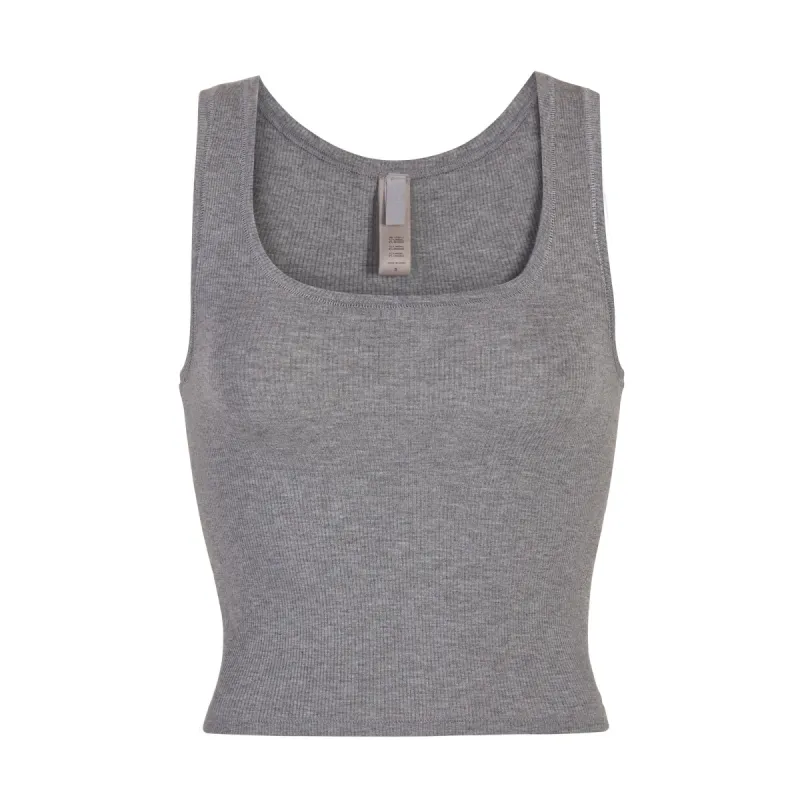 SOFT LOUNGE TANK | HEATHER GREY sold by SKIMS