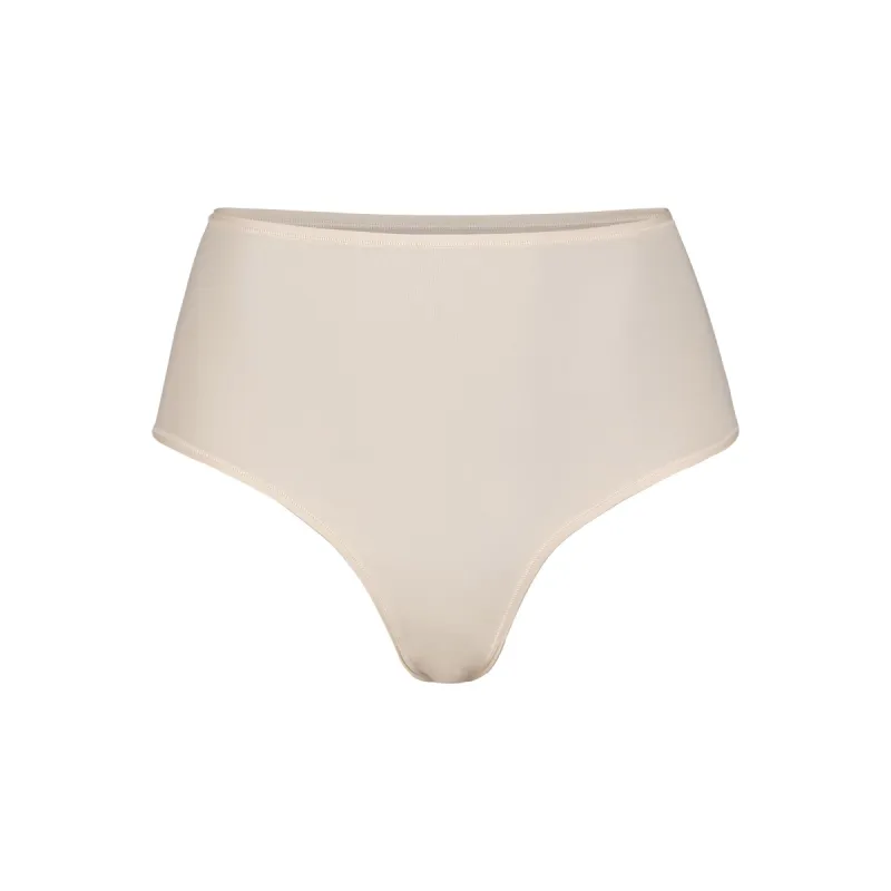 FITS EVERYBODY HIGH-WAISTED THONG | SAND sold by SKIMS