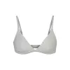 COTTON JERSEY TRIANGLE BRALETTE | LIGHT HEATHER GREY sold by SKIMS