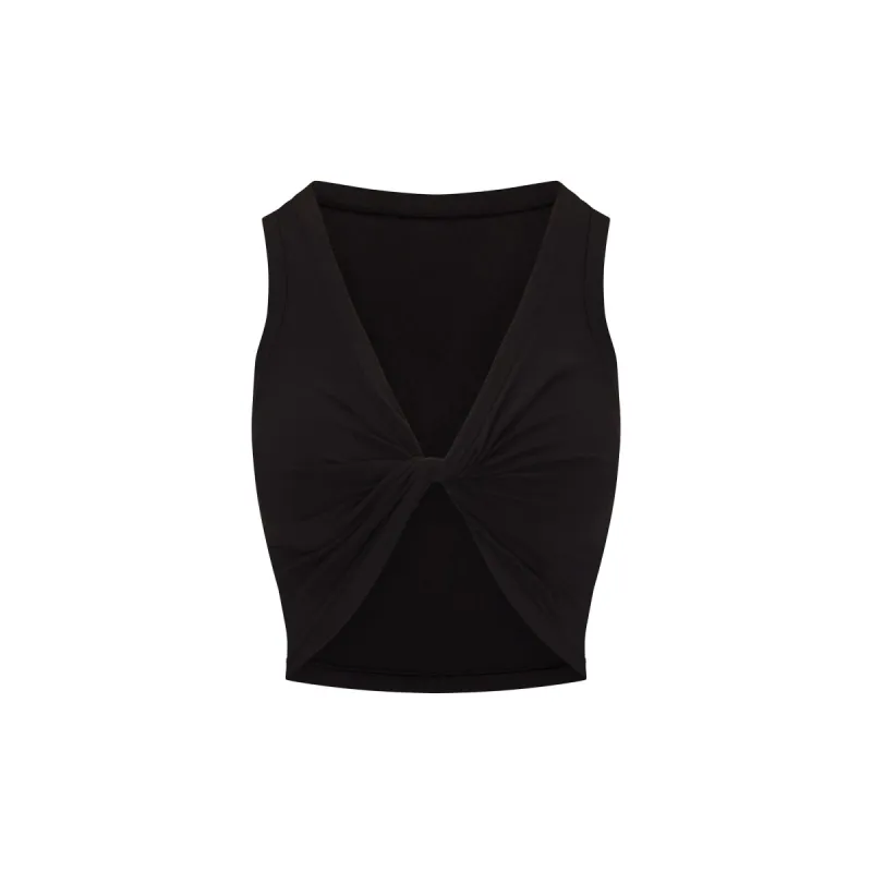 COTTON TWIST CROPPED TANK | SOOT sold by SKIMS
