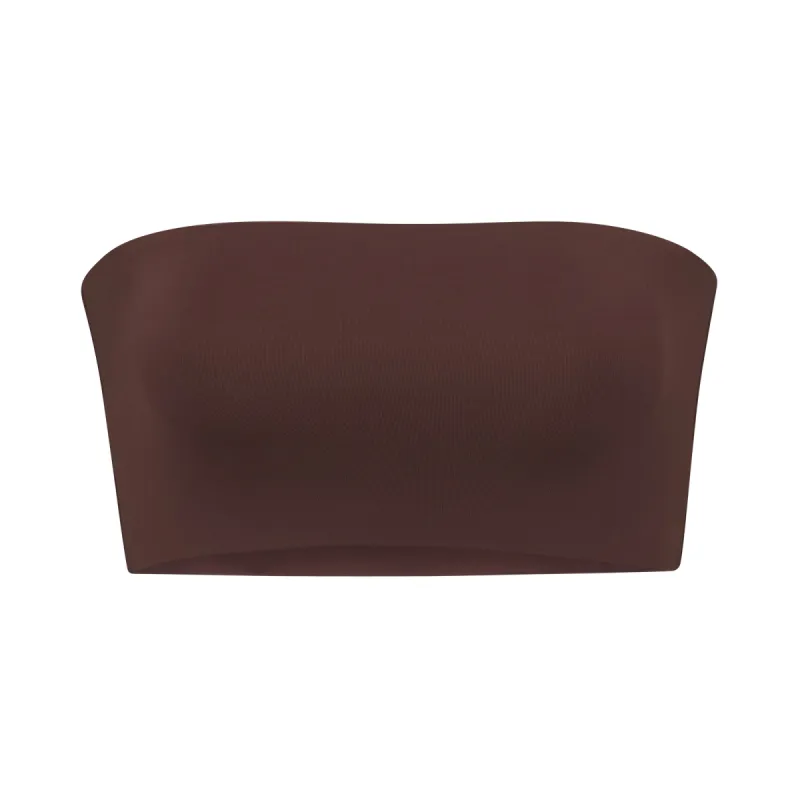 SIGNATURE SWIM BANDEAU BIKINI TOP | COCOA sold by SKIMS
