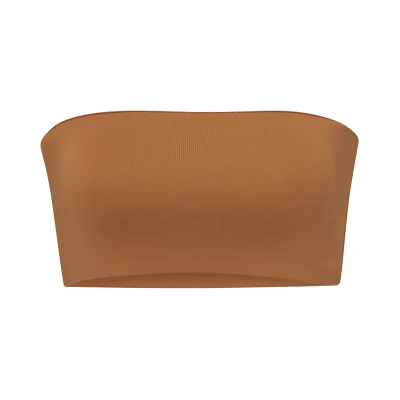 SIGNATURE SWIM BANDEAU BIKINI TOP | ALMOND sold by SKIMS