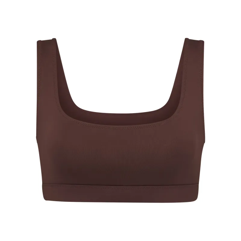 SIGNATURE SWIM TANK BIKINI TOP | COCOA sold by SKIMS