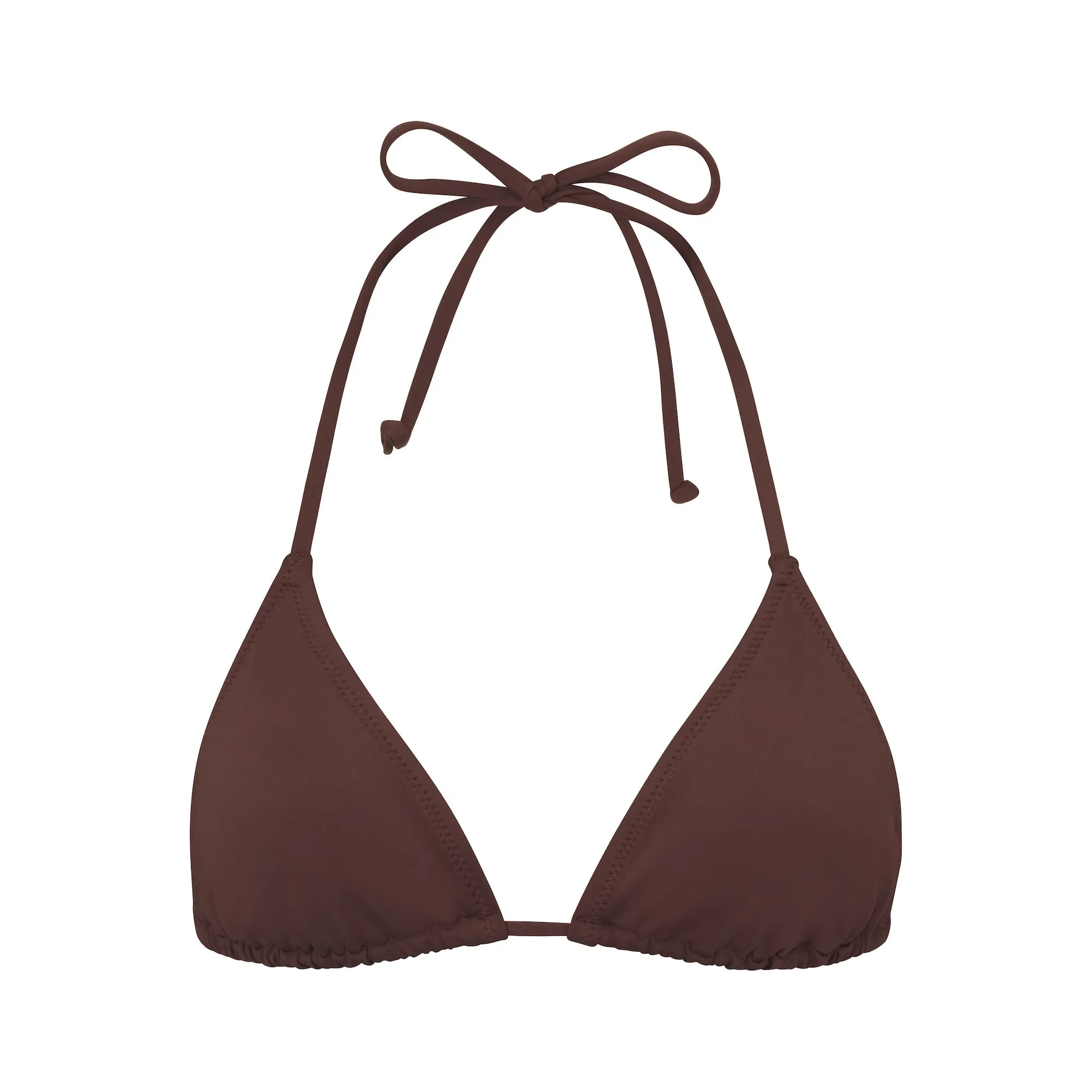 SIGNATURE SWIM TRIANGLE TOP | COCOA sold by SKIMS