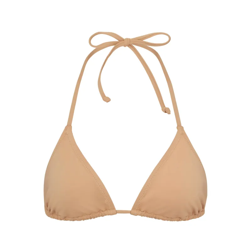 SIGNATURE SWIM TRIANGLE TOP | OCHRE sold by SKIMS