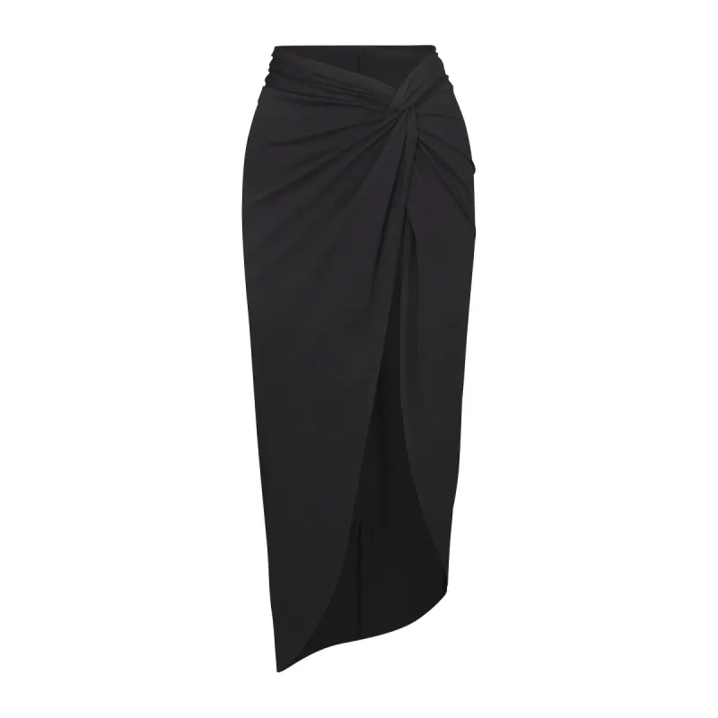 SIGNATURE SWIM SARONG SKIRT | ONYX sold by SKIMS