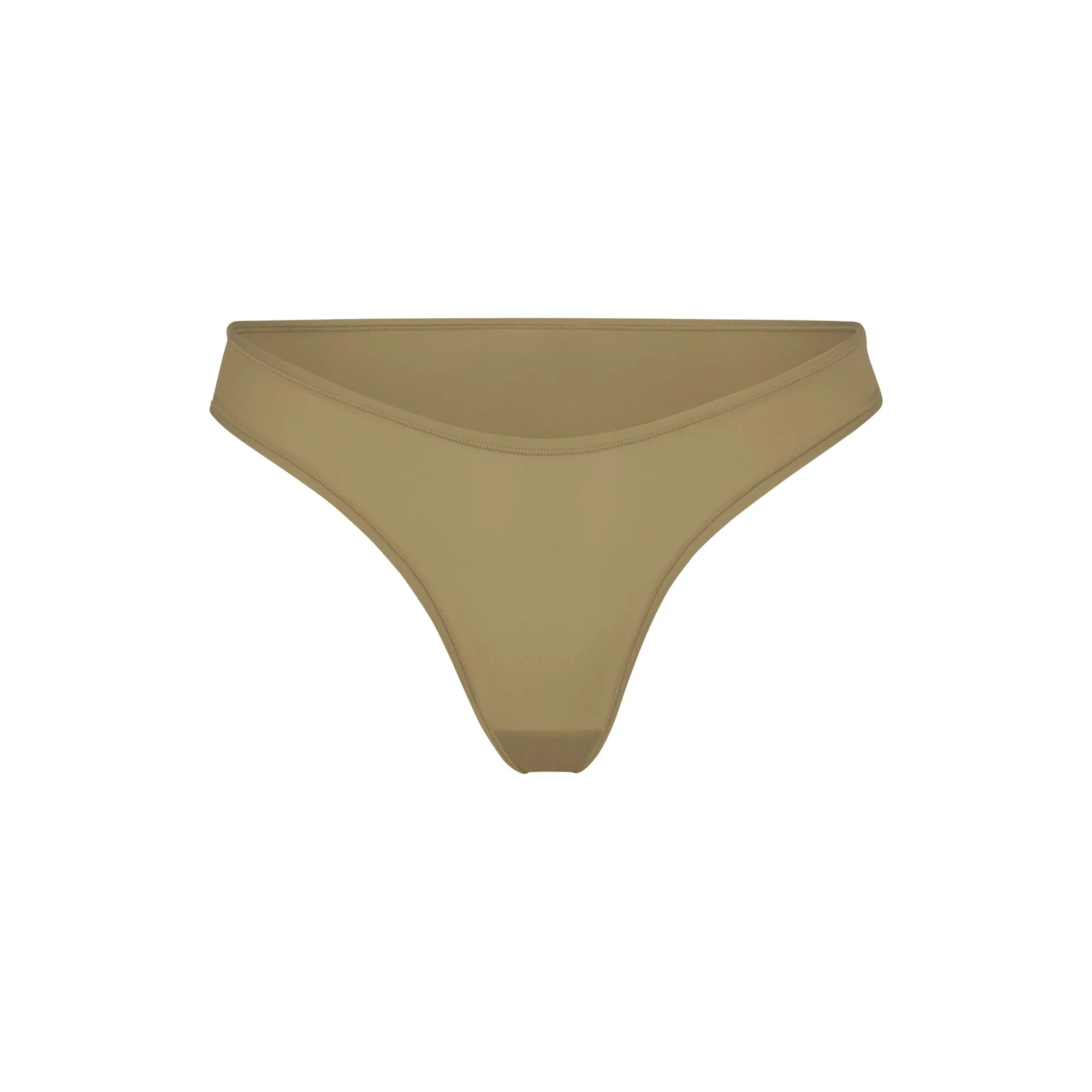 FITS EVERYBODY DIPPED FRONT THONG | KHAKI sold by SKIMS