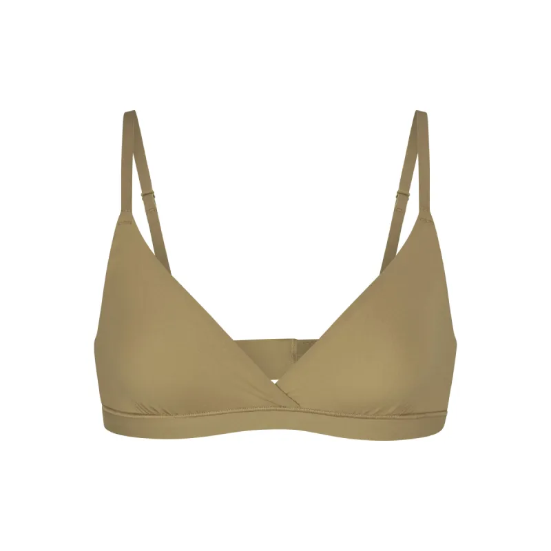 FITS EVERYBODY CROSSOVER BRALETTE | KHAKI sold by SKIMS