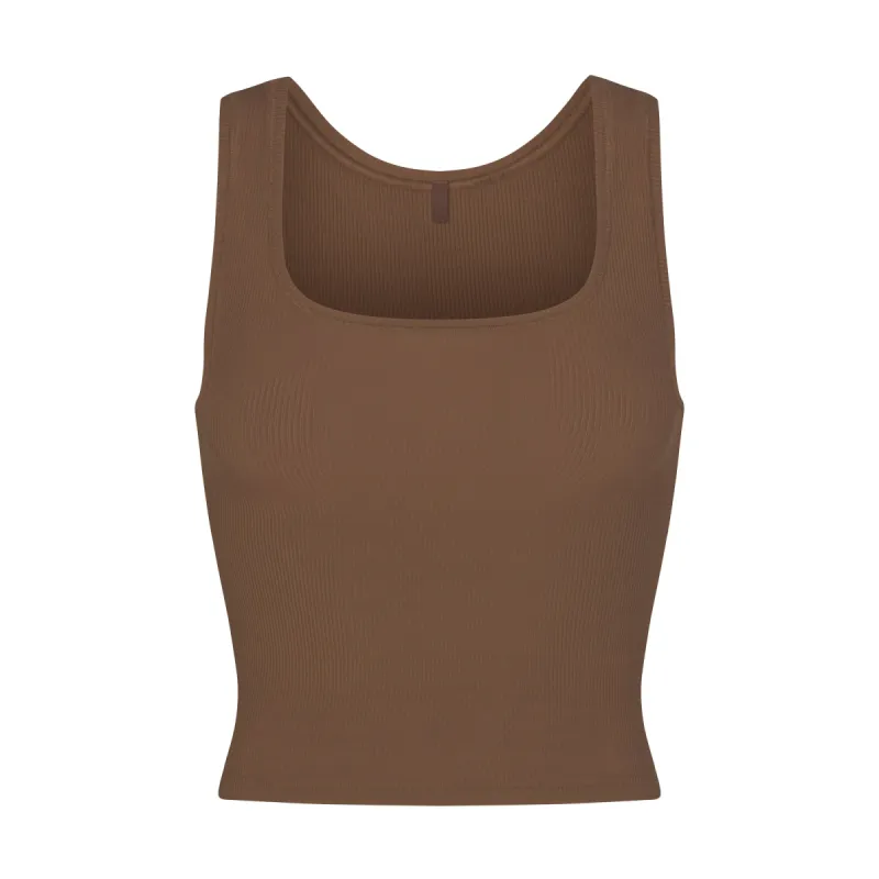 SOFT LOUNGE TANK | OXIDE sold by SKIMS