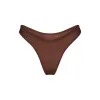 ULTRA FINE MESH THONG | MAHOGANY sold by SKIMS