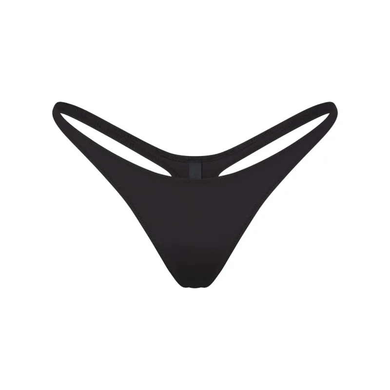 SIGNATURE SWIM THONG | ONYX sold by SKIMS