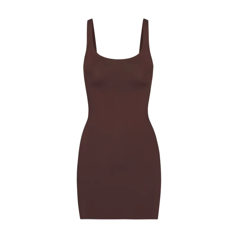 SIGNATURE SWIM TANK DRESS | COCOA sold by SKIMS