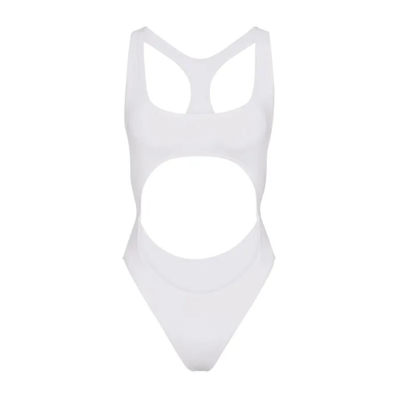 SIGNATURE SWIM CUT OUT MONOKINI | MARBLE sold by SKIMS