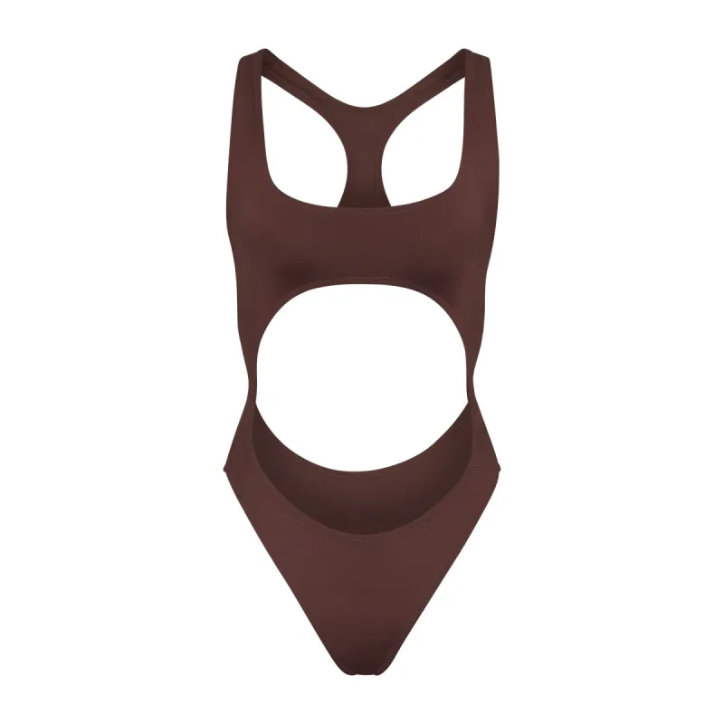 SIGNATURE SWIM CUT OUT MONOKINI | COCOA sold by SKIMS