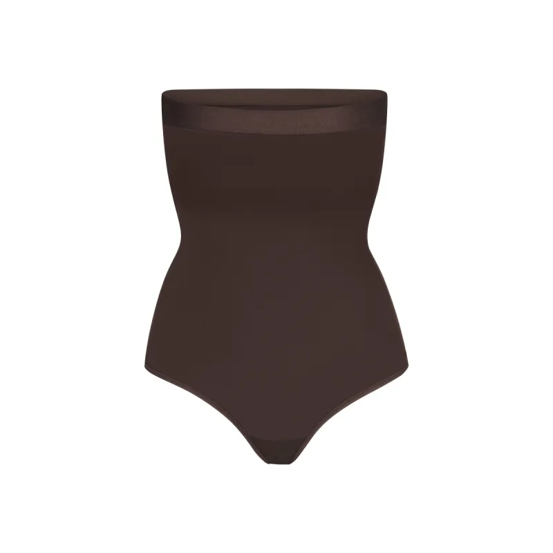 SIMPLY BARE HIGH-WAISTED THONG | ESPRESSO sold by SKIMS