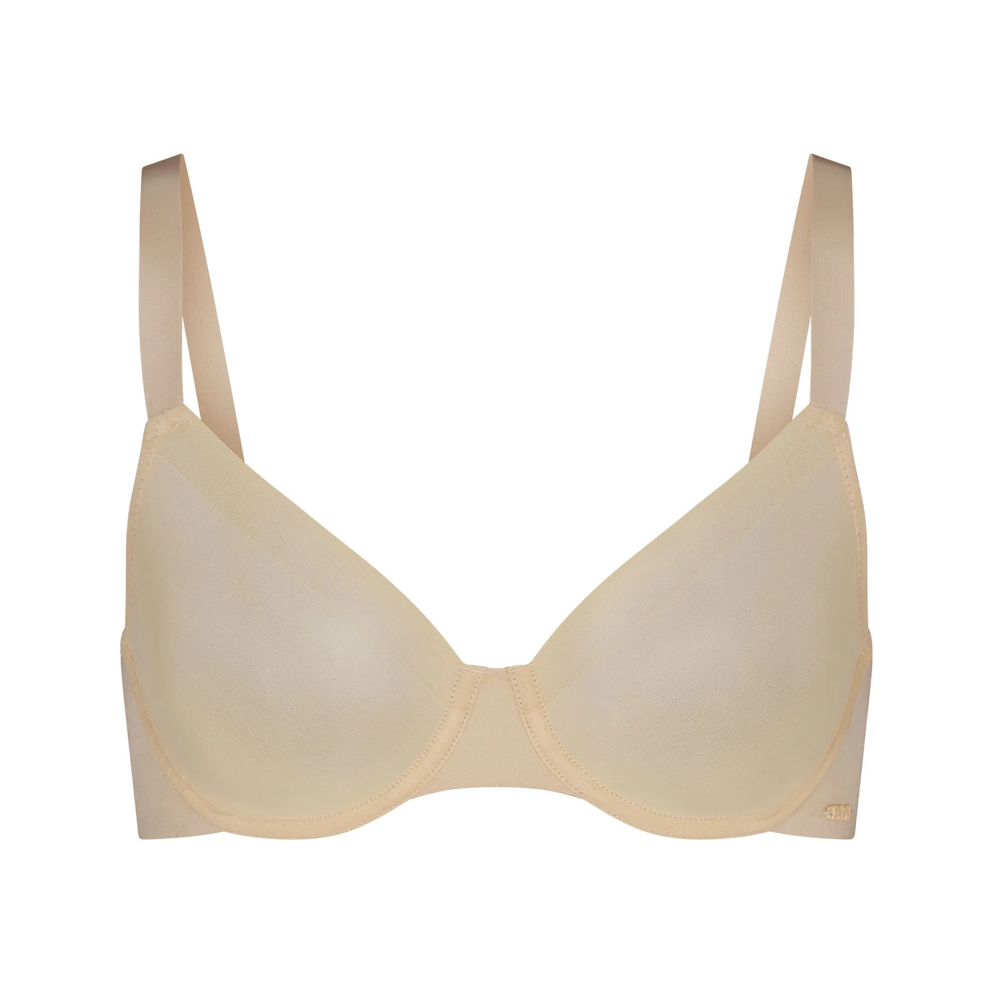 NO SHOW UNLINED DEMI BRA | SAND sold by SKIMS