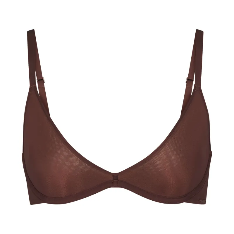 WEIGHTLESS SCOOP BRA | COCOA sold by SKIMS